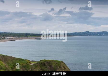 Bray Head dans le comté de Wicklow Irlande Banque D'Images