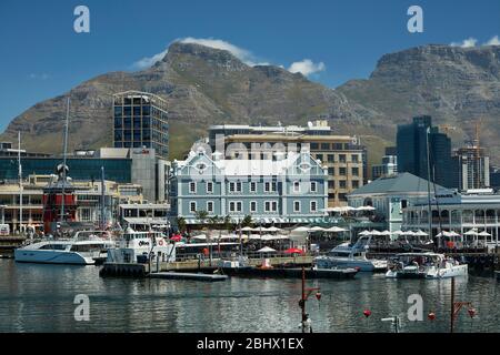 Victoria et Alfred Waterfront, et Table Mountain, le Cap, Afrique du Sud Banque D'Images