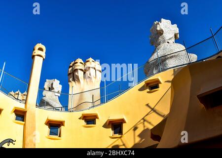 Casa Mila Banque D'Images