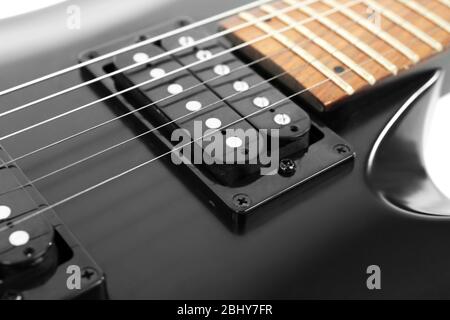 Guitare électrique close up Banque D'Images