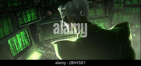 The Animatrix: Année matricielle: 2003 USA Directeur: Peter Chung animation Banque D'Images