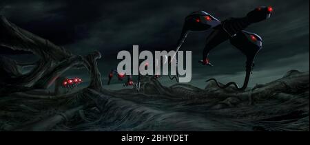 The Animatrix: Année matricielle: 2003 USA Directeur: Peter Chung animation Banque D'Images