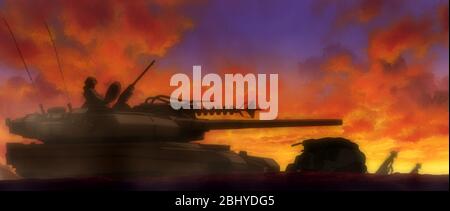 The Animatrix: La deuxième Renaissance partie II année: 2003 USA Directeur: Mahiro Maeda animation Banque D'Images