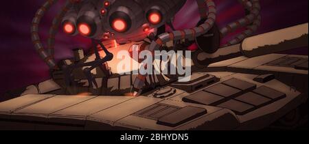 The Animatrix: La deuxième Renaissance partie II année: 2003 USA Directeur: Mahiro Maeda animation Banque D'Images