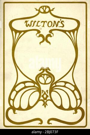 Carrier Collection of menus - Wilton's restaurant - 55 Jermyn Street, Londres, Angleterre Banque D'Images