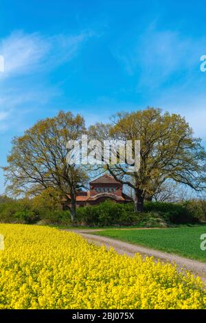 Mausolée du Prince Henry de la Prusse, Hemmelmark près d'Eckernförde, mer Baltique, Paysage Schwansen, Schleswig-Holstein, Allemagne du Nord, Europe centrale Banque D'Images