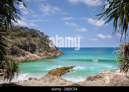 South gorge North Stradbroke Island par une journée ensoleillée Banque D'Images