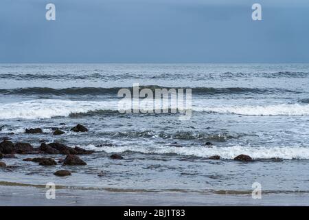 Seascape de Vagator Beach à Goa Banque D'Images