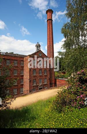 Styal Cotton Mill, Greg Family, Quarry Bank, Cheshire, Angleterre, Royaume-Uni Banque D'Images