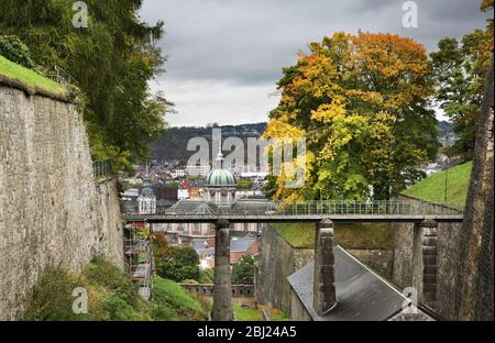 Citadelle de Namur. La Wallonie. Belgique Banque D'Images