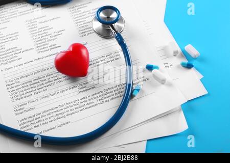 Médecin en milieu de travail proche Banque D'Images