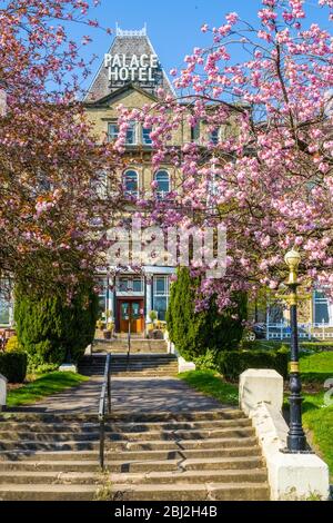 Le Palace Hotel dans la ville thermale de Buxton, Derbyshire, Royaume-Uni Banque D'Images