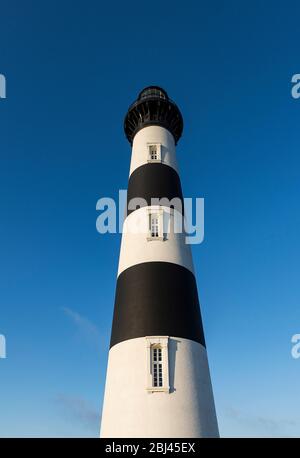 Phare de l'île Bodie au Cap Hatteras. Banque D'Images