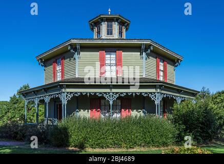 Historique Hyde House au Genesee Country Village and Museum. Banque D'Images