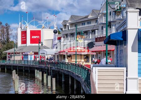 La promenade de Disney World à Orlando en Floride. Banque D'Images