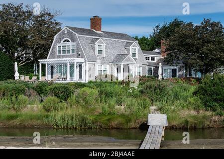 Charmante maison de plage de style Cape Cod à Chatham à Cape Cod. Banque D'Images