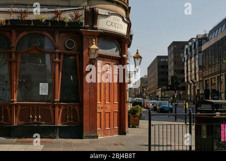 Ville de Glasgow sous le régime de restrictions de verrouillage du coronavirus Banque D'Images