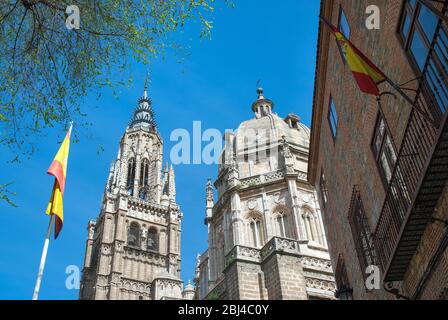 Catedral Primada Santa María de Toledo, Tolède, Castille-la Manche, Espagne Banque D'Images