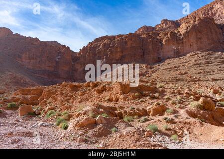 Gorges de Todra au Maroc Banque D'Images