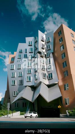 MIT Stata Center, Cambridge, Massachusetts, États-Unis avec Copy Space Banque D'Images