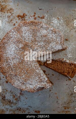 Gâteau au chocolat sucré maison Banque D'Images