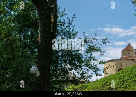 La Citadelle de Rasnov, située dans le comté de Brasov, en Roumanie Banque D'Images