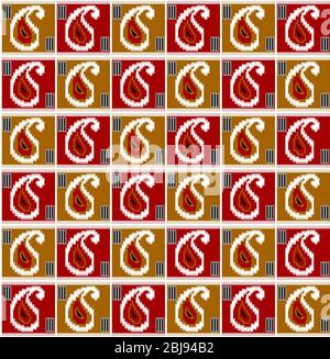 arrière-plan géométrique transparent à base de batik Banque D'Images