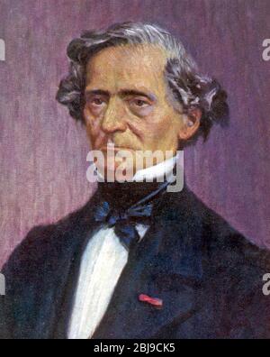 HECTOR Berlioz (1803-1869) compositeur romantique français Banque D'Images