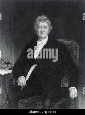 THOMAS CLARKSON (1760-1846) abolitionniste de l'esclavage anglais Banque D'Images