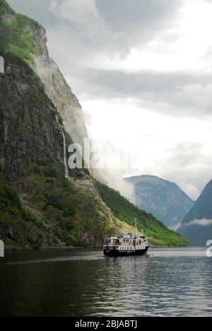 Norvège, fjord de Gudvangen 01 Banque D'Images