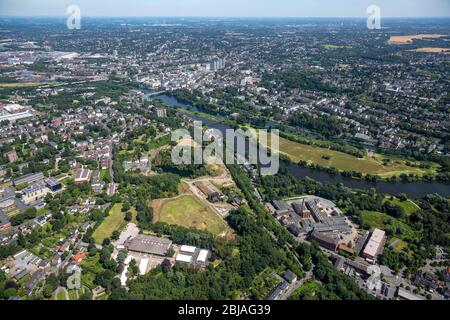 , carrière Rauen à Muelheim Ruhr, 07.07.2016, vue aérienne, Allemagne, Rhénanie-du-Nord-Westphalie, région de la Ruhr, Muelheim/Ruhr Banque D'Images