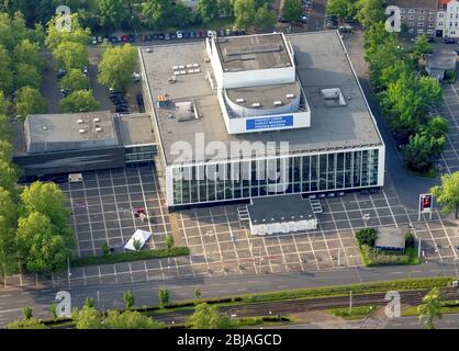 Salle de concert et théâtre théâtre Musiktheater im Revier Gelsenkirchen à Gelsenkirchen, 26.05.2016, vue aérienne, Allemagne, Rhénanie-du-Nord-Westphalie, région de Ruhr, Gelsenkirchen Banque D'Images