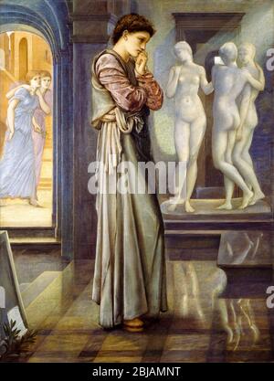 Edward Burne-Jones, Pygmalion et l'image : le coeur désire, peinture, 1878 Banque D'Images