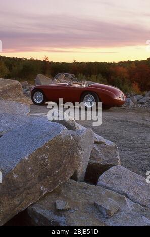 1949 Ferrari 166 MM Barchetta., corps de Carrozzeria Touring de Milan. Banque D'Images