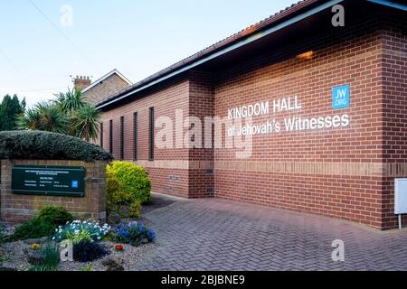 La salle du Royaume des témoins de Jéhovah, West Bridgford, Notinghamshire, Angleterre, Royaume-Uni Banque D'Images