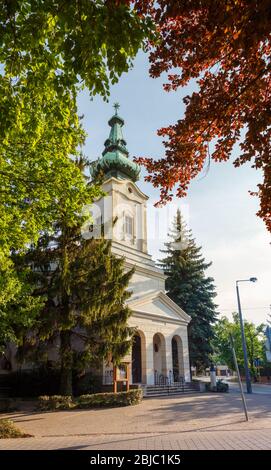 Église calviniste réformée construite en 1929, Sopron, Hongrie Banque D'Images