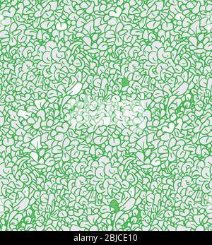 Motif sans coutures inspiré de l'Hydrangea. Vecteur très détaillé, pétales de fleurs . Illustration de Vecteur