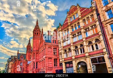 Les cours de droit de Victoria à Birmingham, en Angleterre Banque D'Images