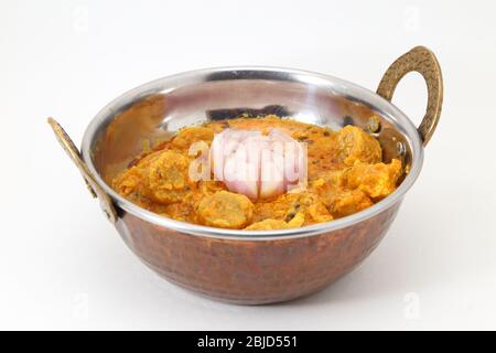 Besan gatte ki sabji. Banque D'Images