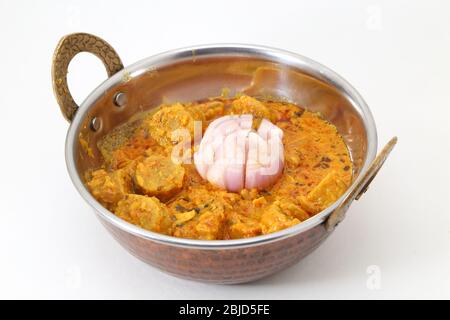 Besan gatte ki sabji. Banque D'Images