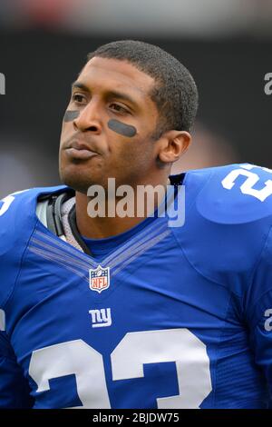 16 septembre 2012: New York Giants angle back Corey Webster (23) pendant une semaine 2 NFL NFC match up entre les Tampa Bay Buccaneers et les New York Giants Banque D'Images