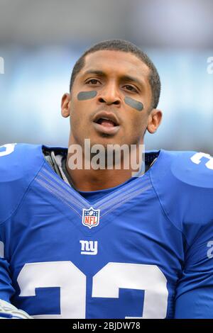 16 septembre 2012: New York Giants angle back Corey Webster (23) pendant une semaine 2 NFL NFC match up entre les Tampa Bay Buccaneers et les New York Giants Banque D'Images