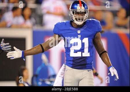 05 septembre 2012: New York Giants Strong safety Kenny Phillips (21) pendant une semaine 1 match NFL entre les Dallas Cowboys et les New York Giants at met Banque D'Images