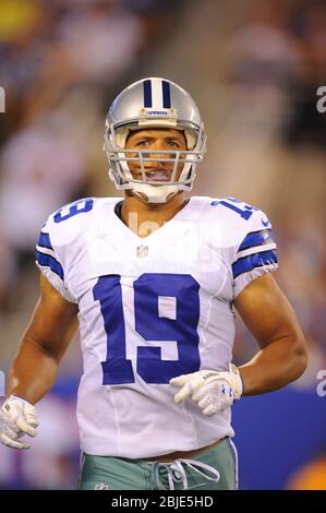 05 septembre 2012: Dallas Cowboys Wide Receiver Miles Austin (19) pendant une semaine 1 match NFL entre les Dallas Cowboys et les New York Giants à Metlif Banque D'Images