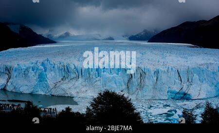 Le Glacier Perito Moreno, El Calafate, Argentine Banque D'Images