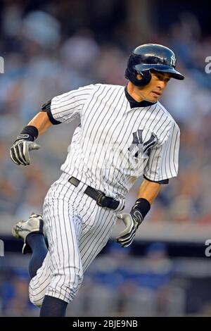 21 août 2013: Le fielder droit de New York Yankees Ichiro Suzuki (31) lors d'un jeu MLB joué entre les Blue Jays de Toronto et les Yankees de New York à Yank Banque D'Images