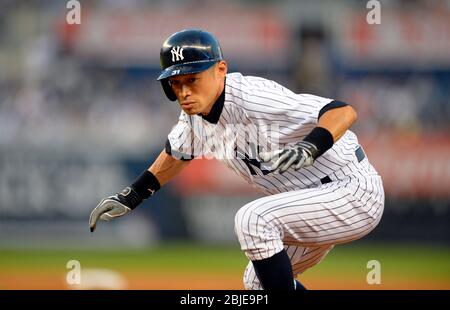 21 août 2013: Le fielder droit de New York Yankees Ichiro Suzuki (31) lors d'un jeu MLB joué entre les Blue Jays de Toronto et les Yankees de New York à Yank Banque D'Images