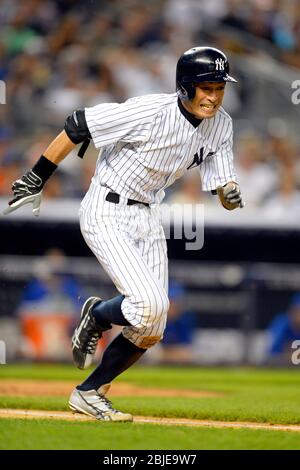 21 août 2013: Le fielder droit de New York Yankees Ichiro Suzuki (31) lors d'un jeu MLB joué entre les Blue Jays de Toronto et les Yankees de New York à Yank Banque D'Images