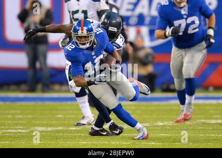 15 décembre 2013 : Jerrel Jernigan, grand récepteur des New York Giants (12) pendant la seconde moitié d'un match NFL entre les Seattle Seahawks et le New Yo Banque D'Images