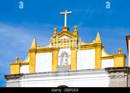 Église d'El Salvador à Praca de Sertorio Evora au Portugal Banque D'Images